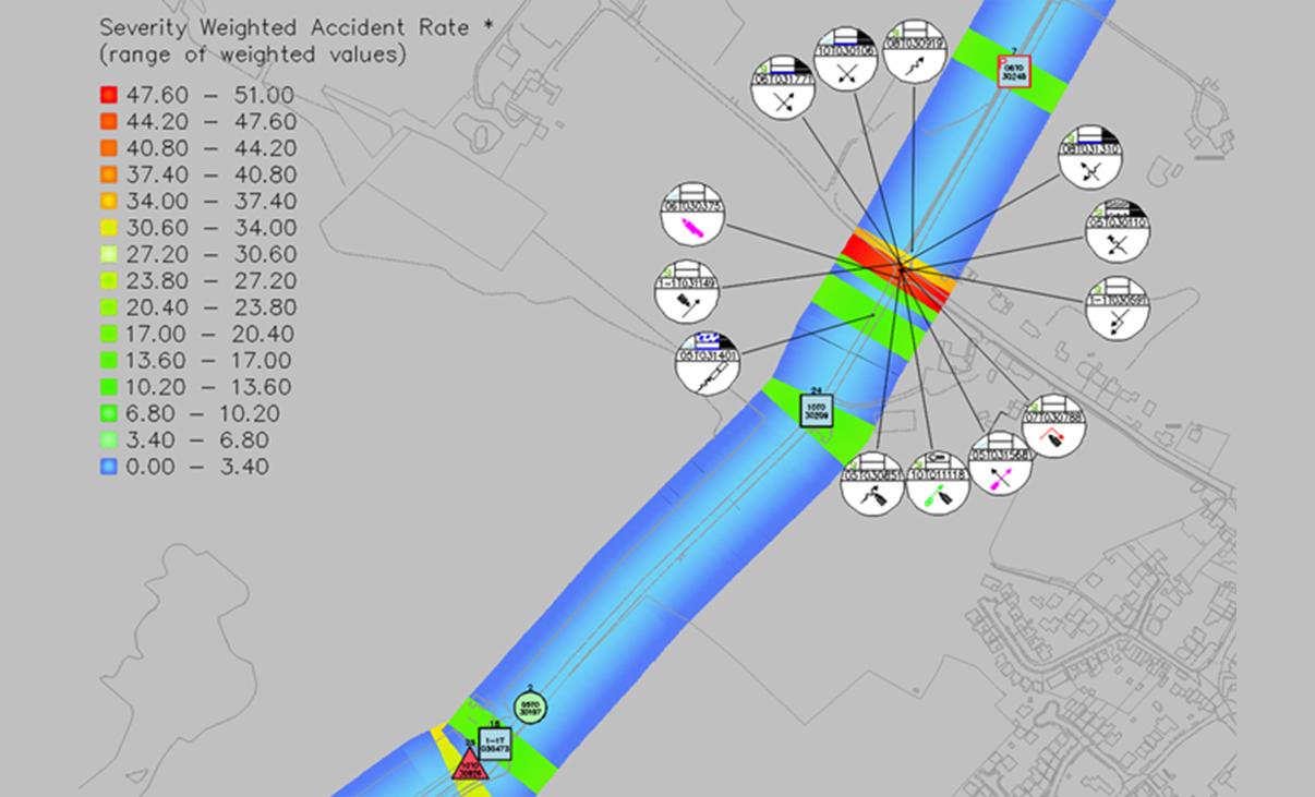 KeyACCIDENT - Heat mapping